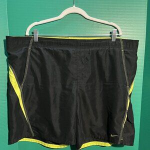 Nike Black & Yellow Men’s XXL Athletic Running Shorts